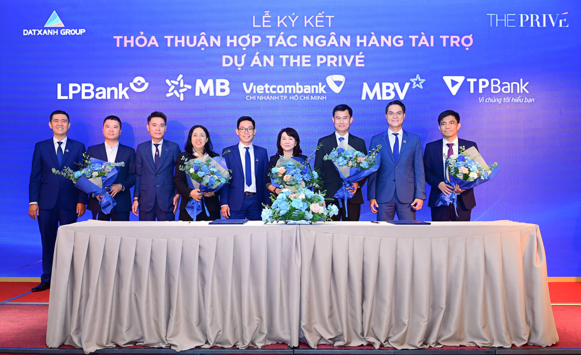ngan hang lon dong hanh cung du an the prive dat xanh